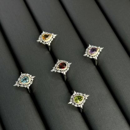 Celestial Star Peridot S925 Ring