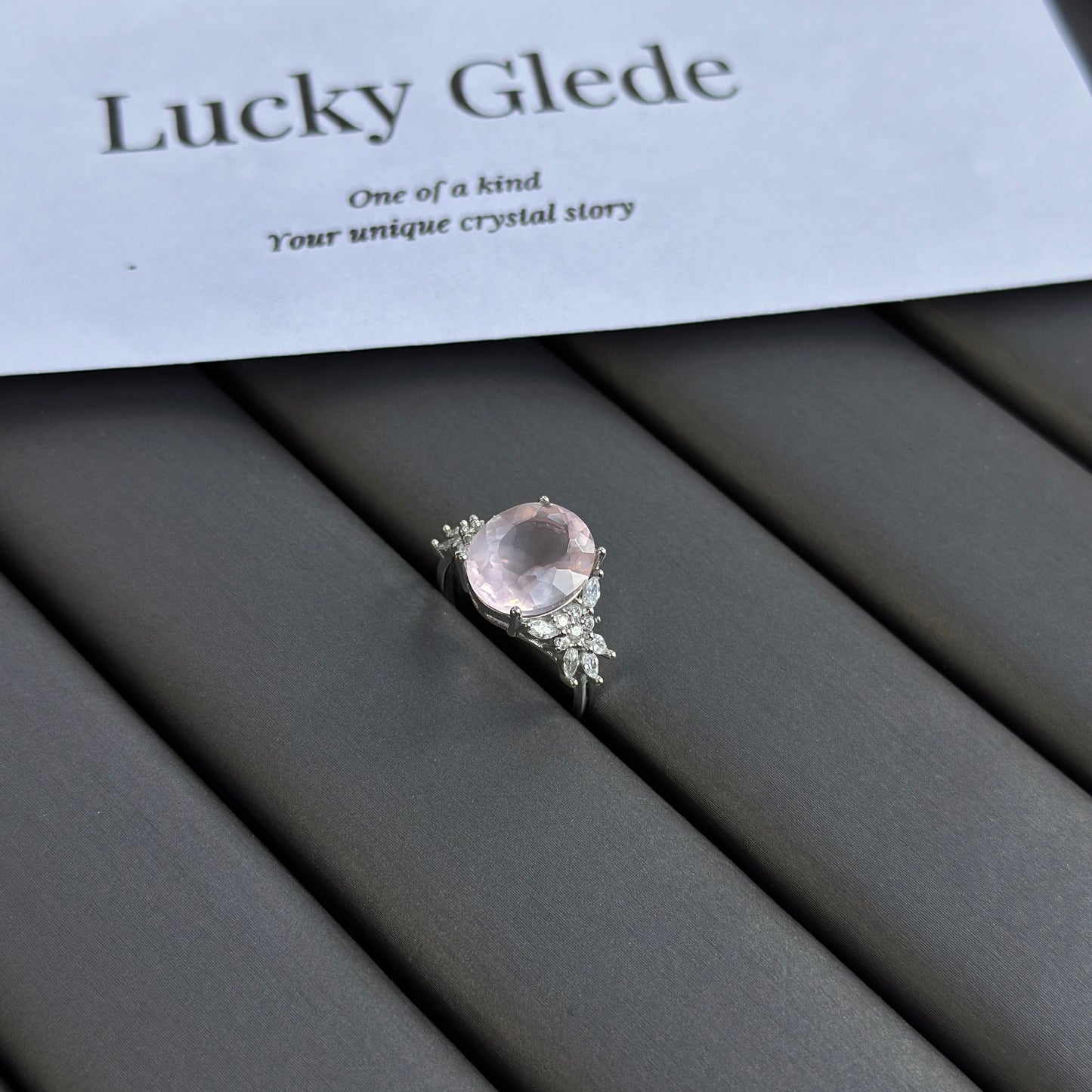 Girly Dream Rose Quartz S925 Ring