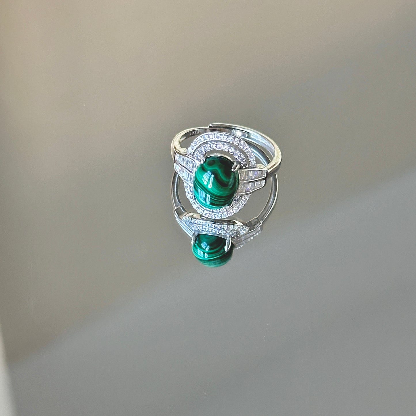 Planet Malachite S925 Ring