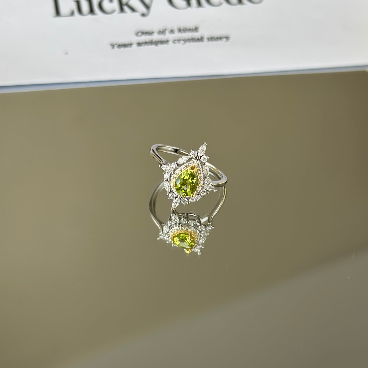 Celestial Star Peridot S925 Ring