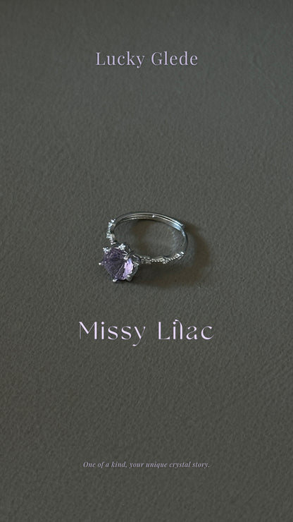 Fireworks Flash Amethyst S925 Ring