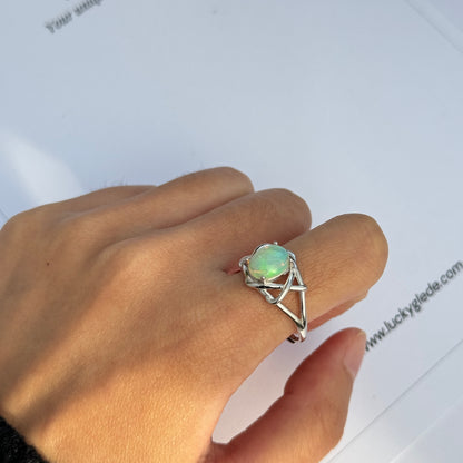 Eternal Glow Opal S925 Ring