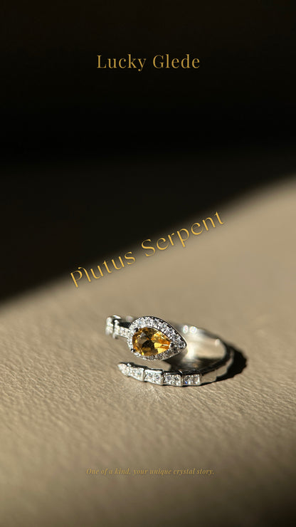 Serpent's Wisdom Citrine S925 Ring