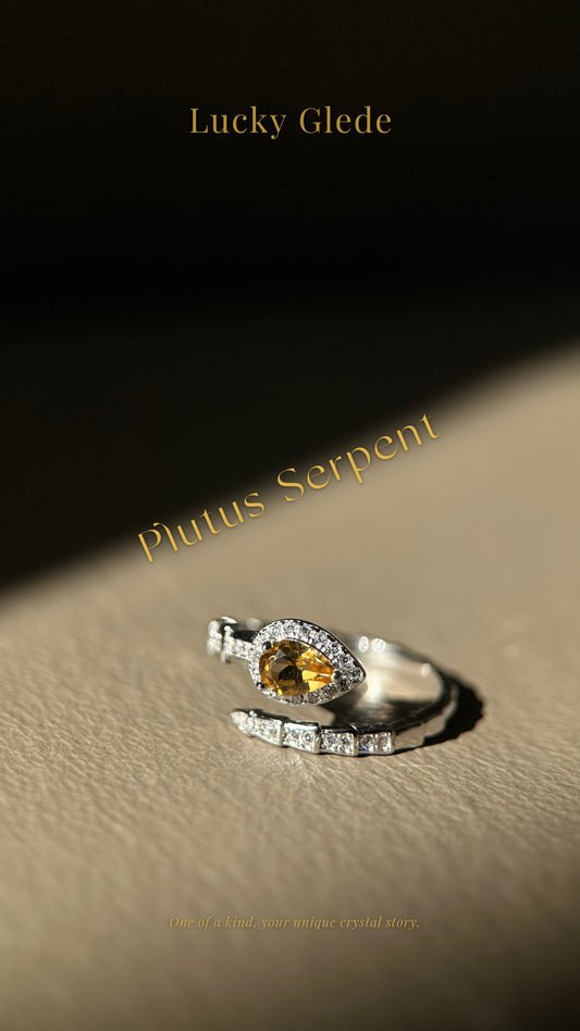 Serpent's Wisdom Citrine S925 Ring