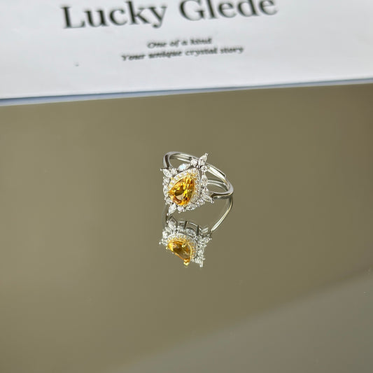 Celestial Star Citrine S925 Ring