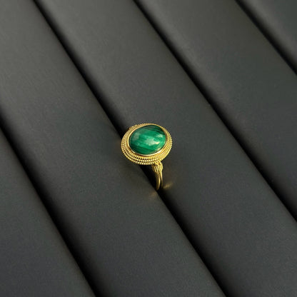 Grace Malachite S925 Ring