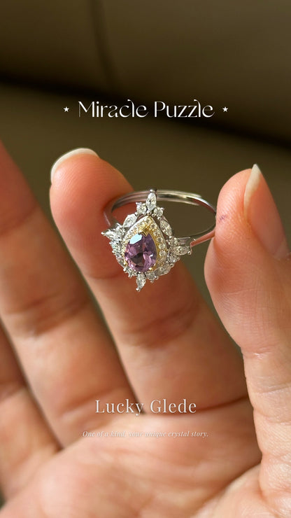 Celestial Star Amethyst S925 Ring