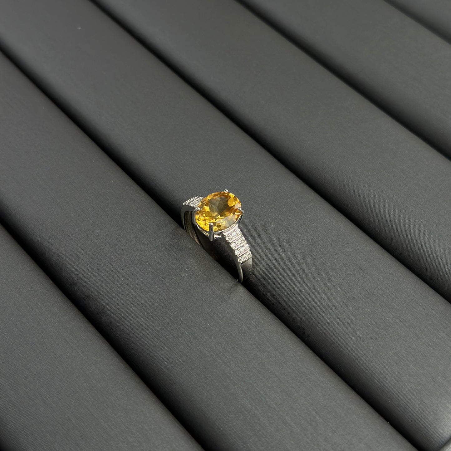 Eternal Knot Citrine S925 Ring