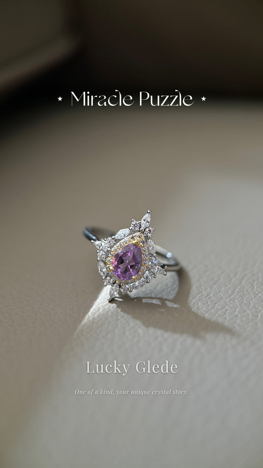 Celestial Star Amethyst S925 Ring