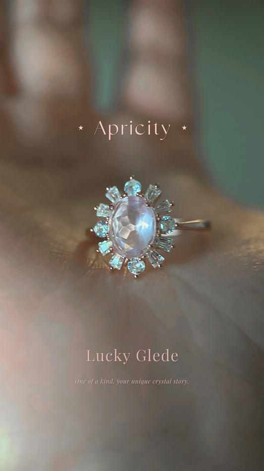 Lotus Blossom Rose Quartz S925 Ring