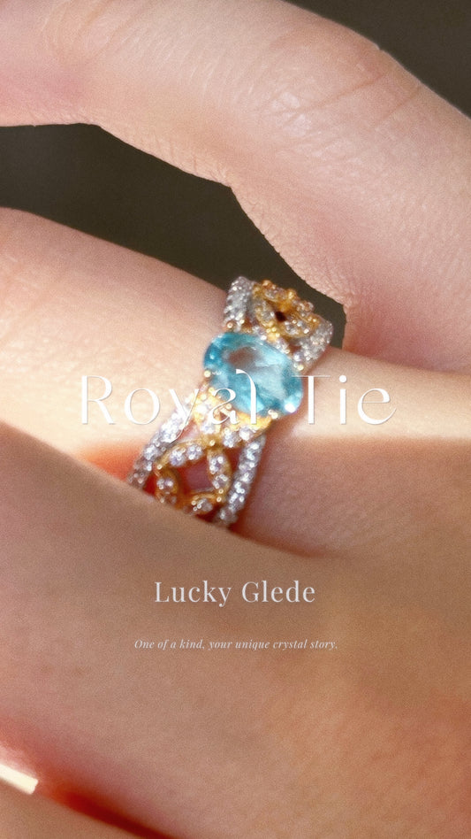 Cosmic Dance Blue Topaz S925 Ring