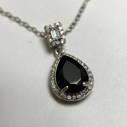 Natural Black Spinel Jewelry Set