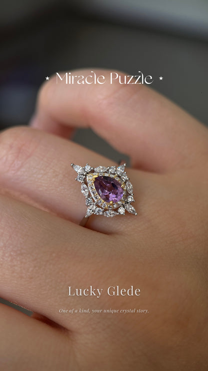 Celestial Star Amethyst S925 Ring
