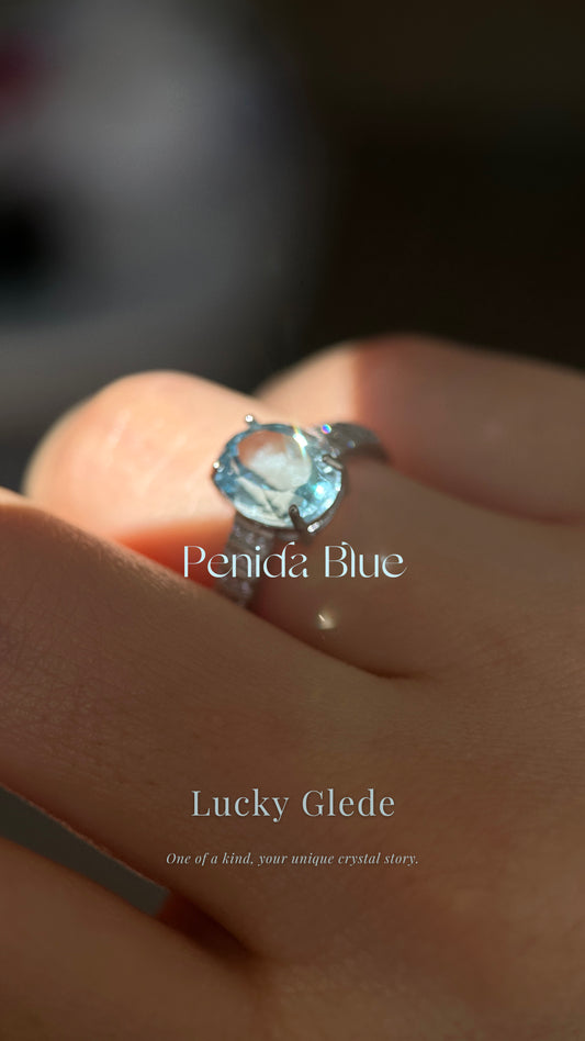 Eternal Knot Blue Topaz S925 Ring