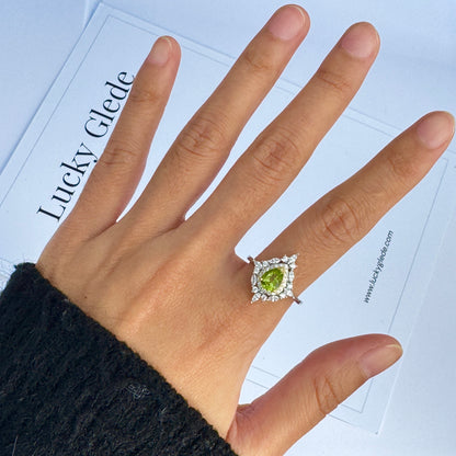 Celestial Star Peridot S925 Ring