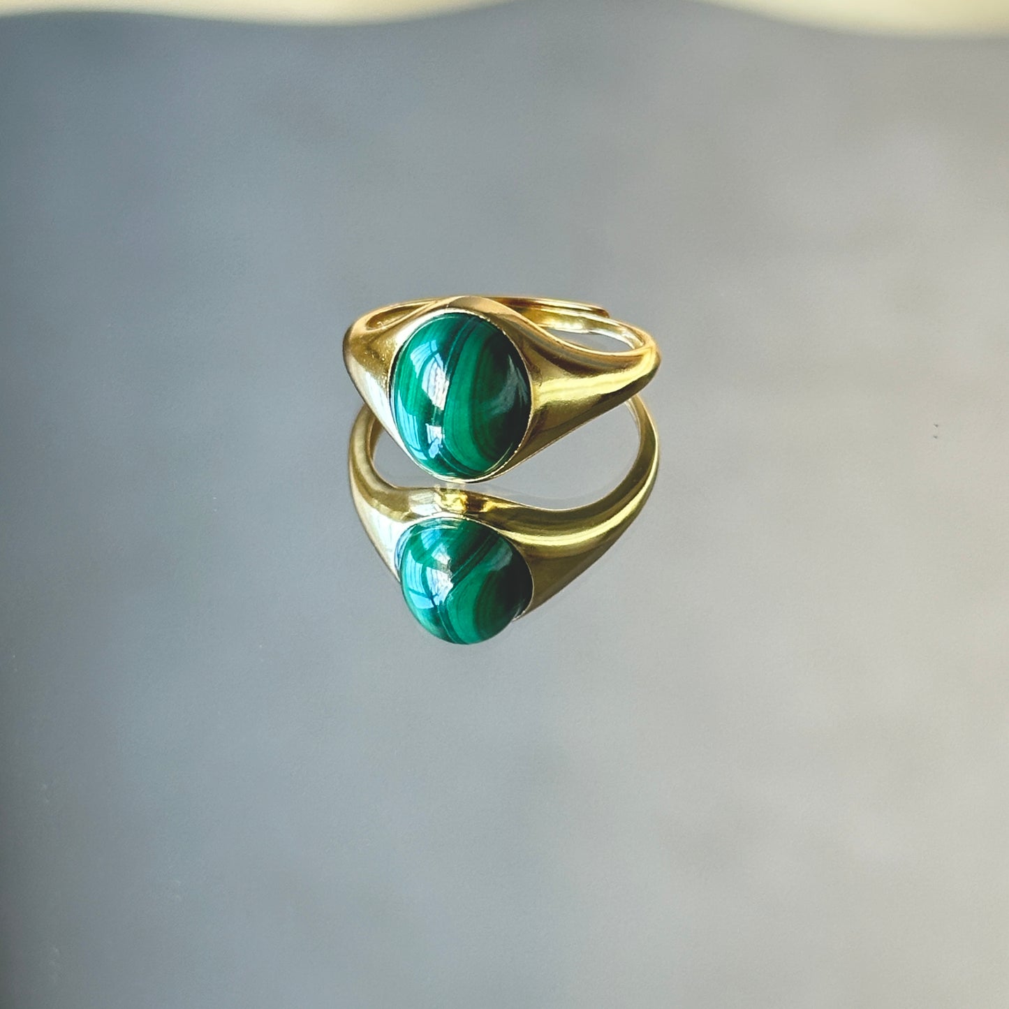 Classy Malachite S925 Ring