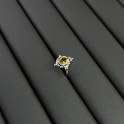 Celestial Star Citrine S925 Ring