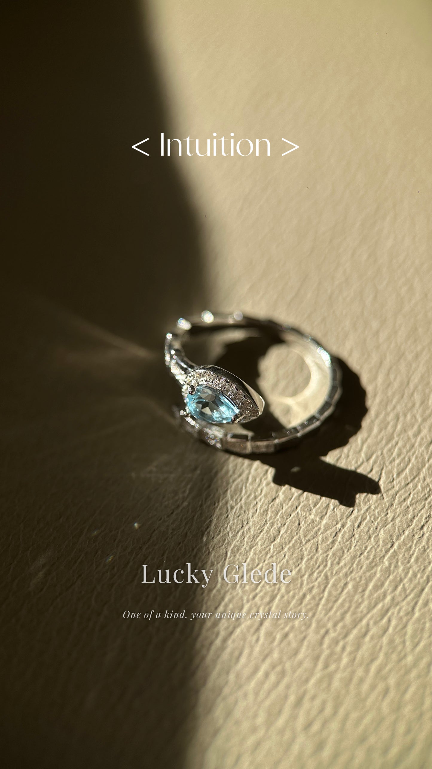 Serpent's Wisdom Blue Topaz S925 Ring