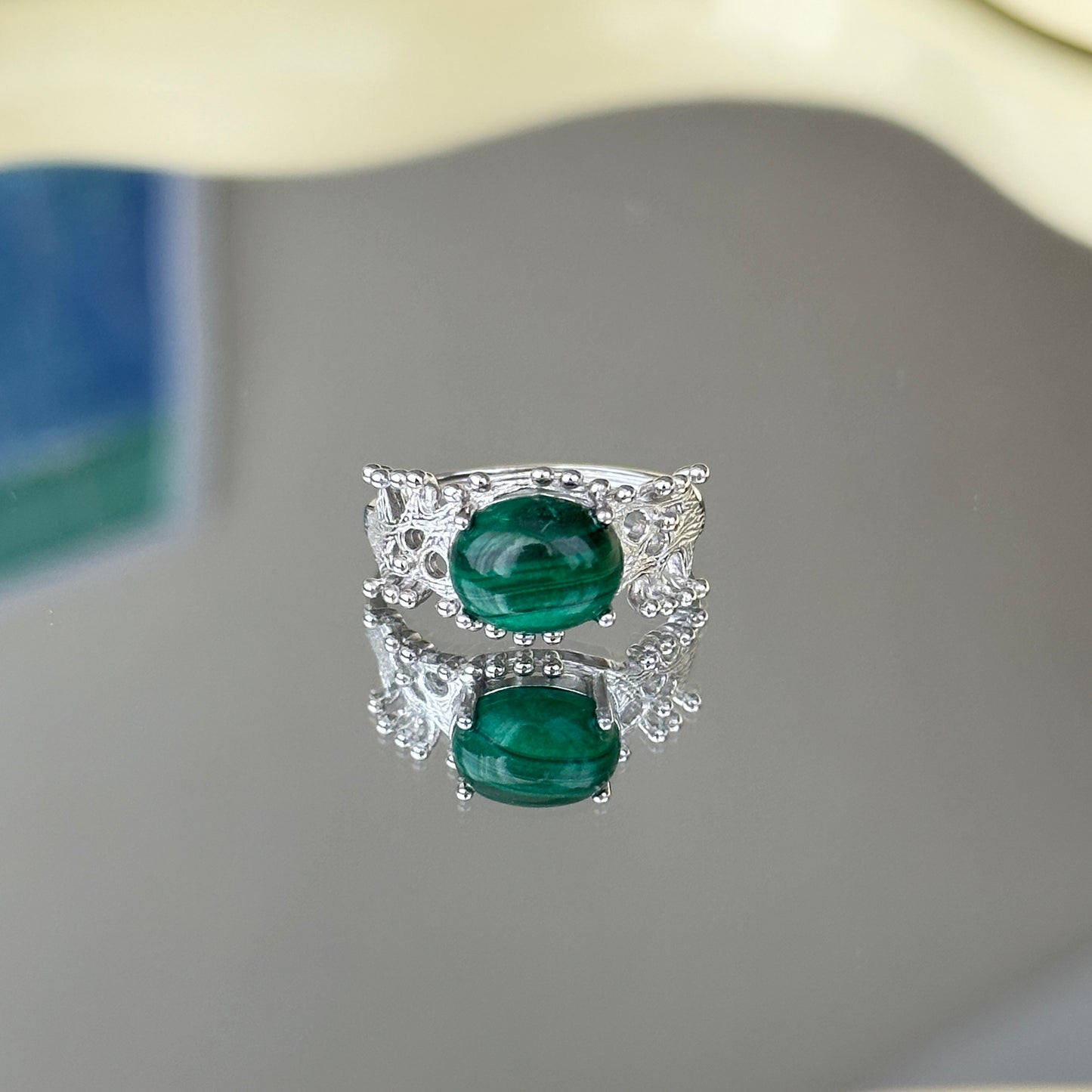 Malachite S925 Ring