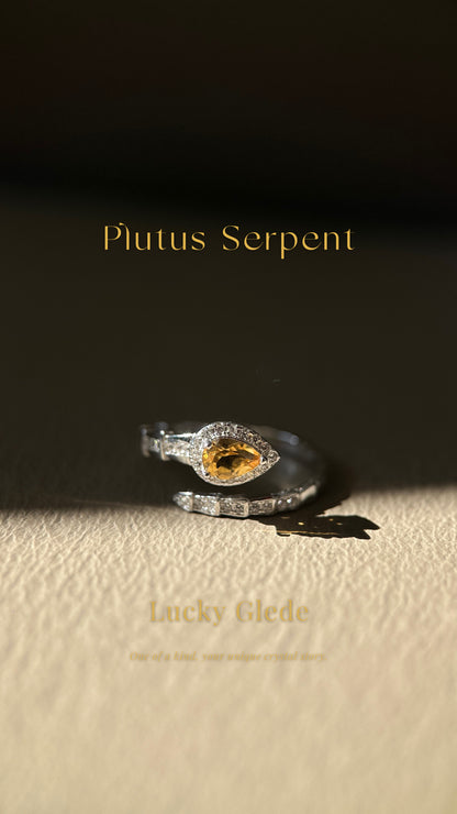 Serpent's Wisdom Citrine S925 Ring
