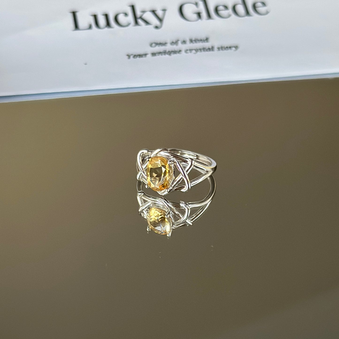 Eternal Glow Citrine S925 Ring