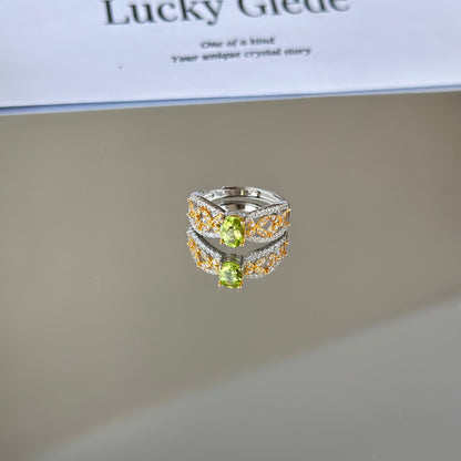 Cosmic Dance Peridot S925 Ring