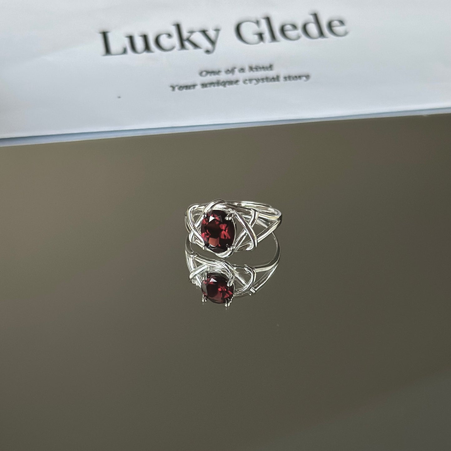 Eternal Glow Garnet S925 Ring