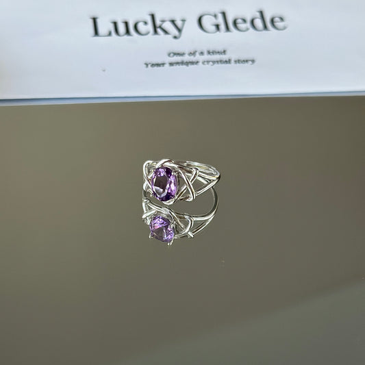 Eternal Glow Amethyst S925 Ring