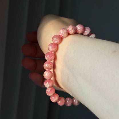 Rhodonite Crystal Bracelet: Stone of Love, Healing the Soul