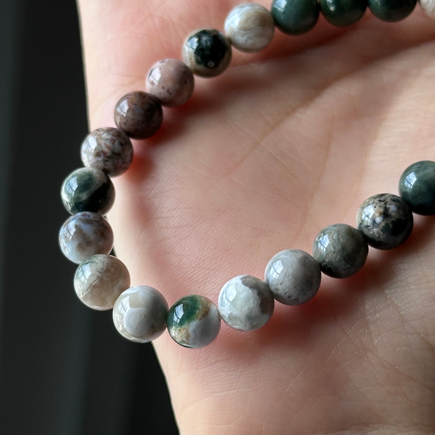 Ocean Jasper Crystal Bracelet: Energy from the Ocean