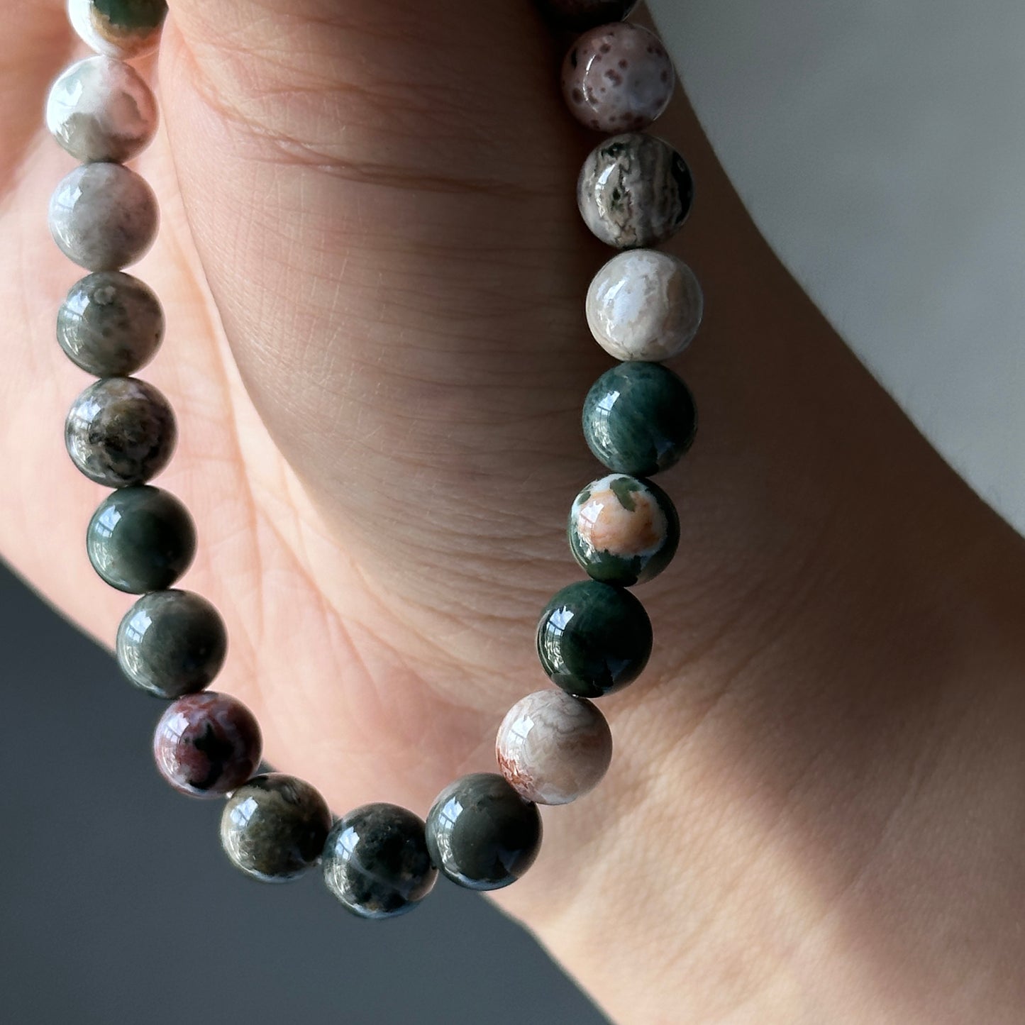 Ocean Jasper Crystal Bracelet: Energy from the Ocean