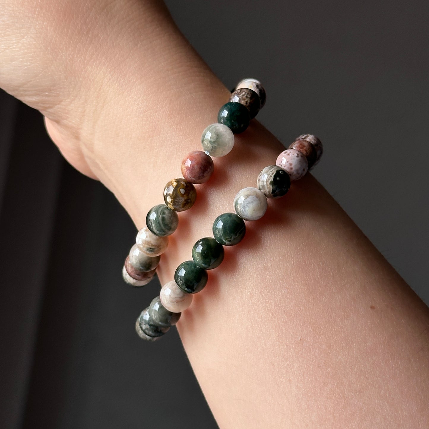 Ocean Jasper Crystal Bracelet: Energy from the Ocean