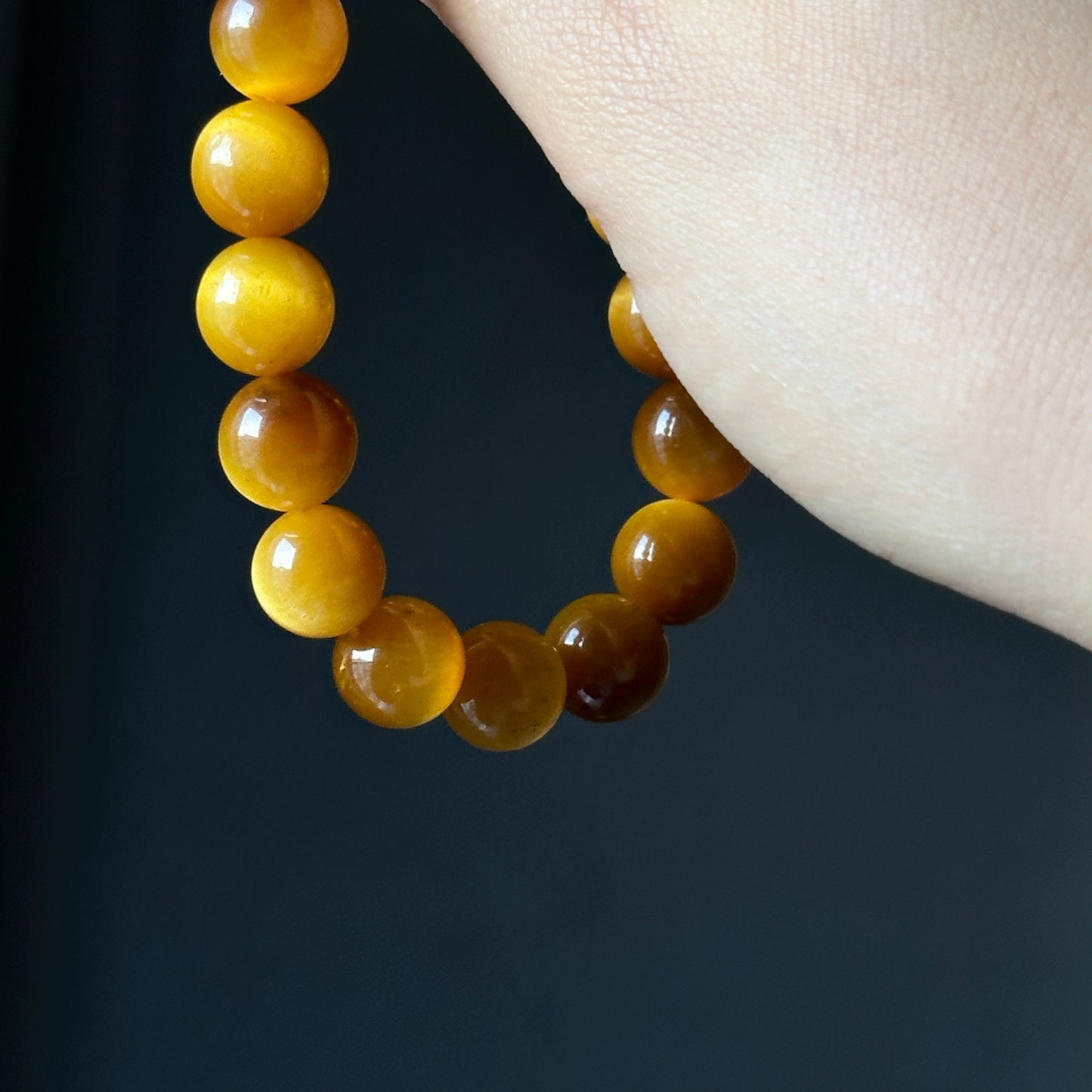 Tiger's Eye Crystal Bracelet [Lighter]: Your Stone of Courage