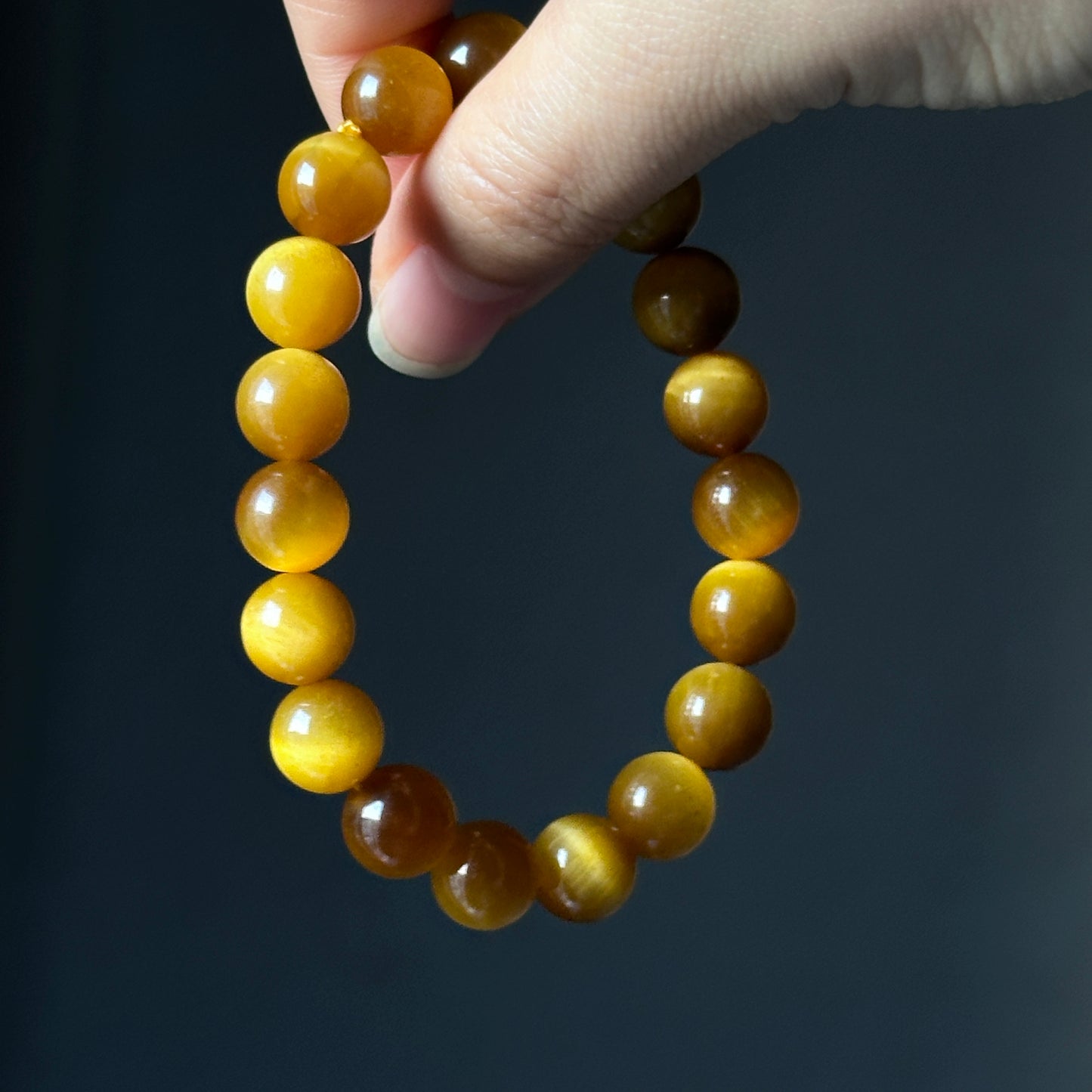 Tiger's Eye Crystal Bracelet [Lighter]: Your Stone of Courage