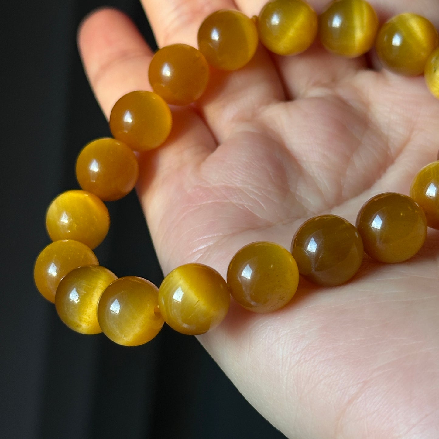 Tiger's Eye Crystal Bracelet [Lighter]: Your Stone of Courage