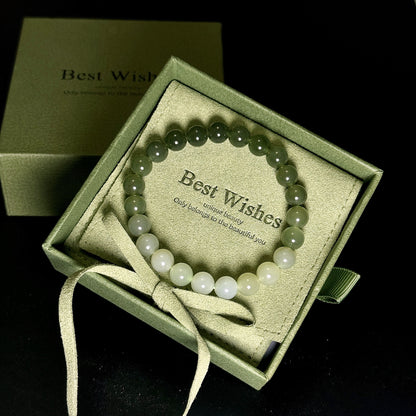 Hetian Jade Crystal Bracelet [Gradient]: A Unique Jewelry With Both Beauty And Efficacy