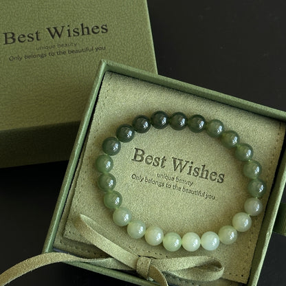 Hetian Jade Crystal Bracelet [Gradient]: A Unique Jewelry With Both Beauty And Efficacy