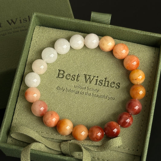 Rabbit Fur Crystal Bracelet [dark]: Unique Charm, Extraordinary Energy