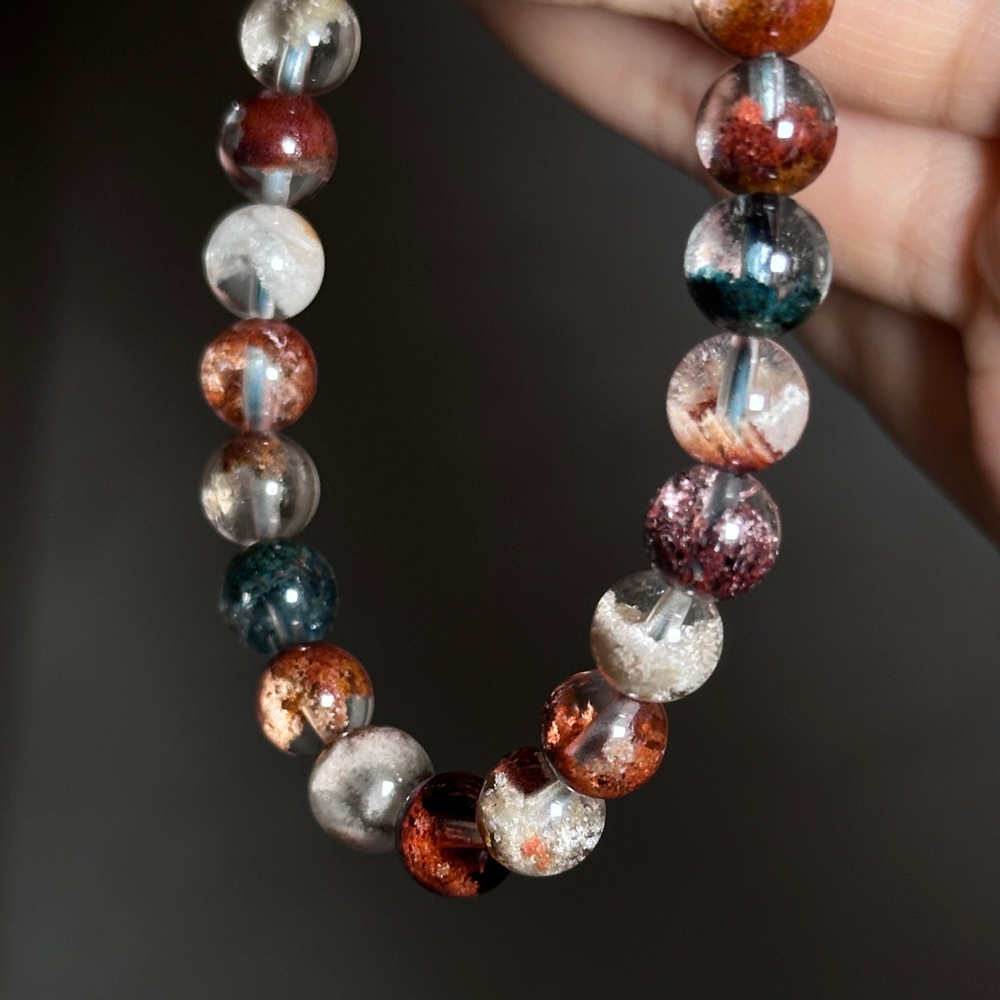 Ghost Cornucopia Crystal Bracelet: Attracts Wealth and Gathers Wealth, and Prospers Career