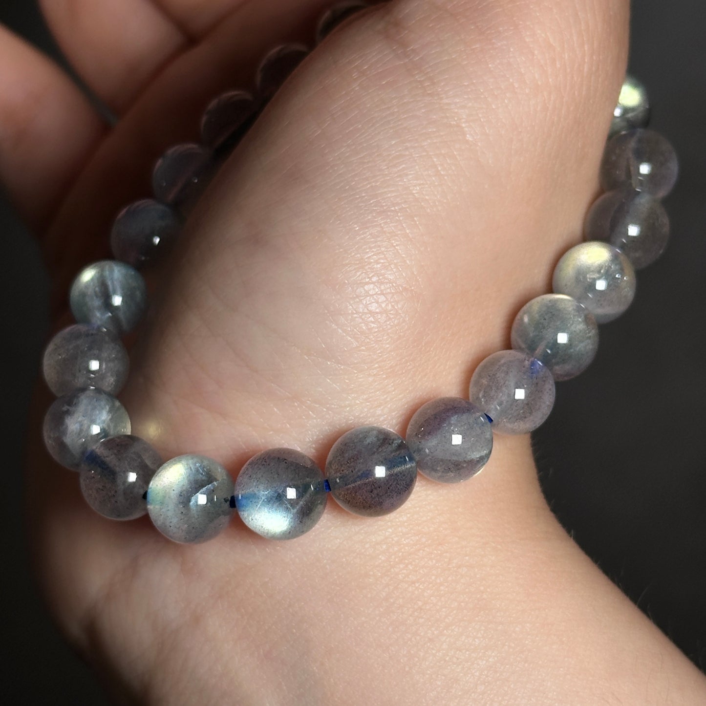 Gray Moonstone: Stars in the Night Sky