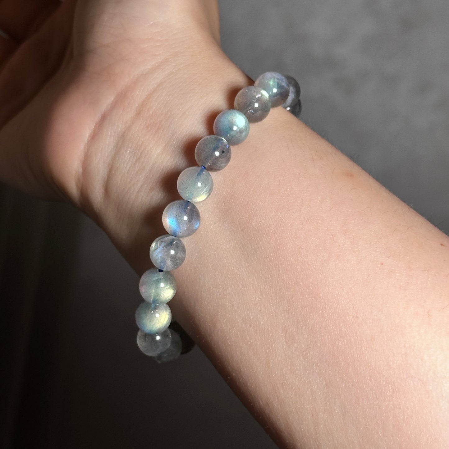 Gray Moonstone: Stars in the Night Sky