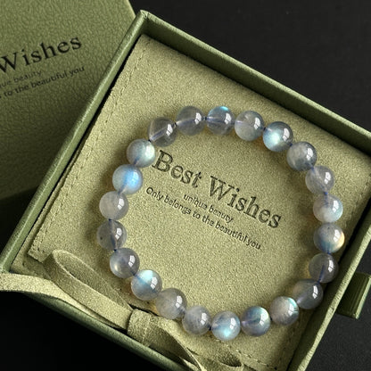 Gray Moonstone: Stars in the Night Sky