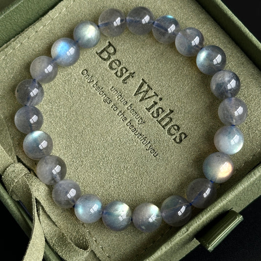 Gray Moonstone: Stars in the Night Sky