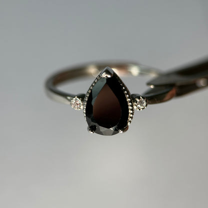 Natural Black Spinel Jewelry Set